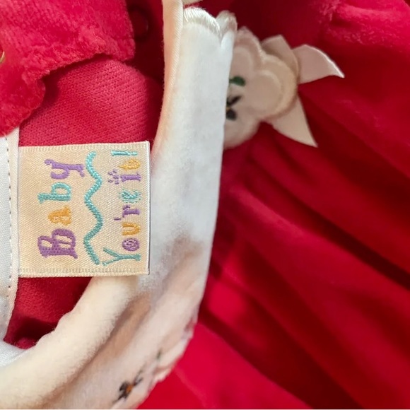 Vintage ‘Baby You’re It’ Footed Outfit Girls Size 6/9 months - Picture 4 of 8